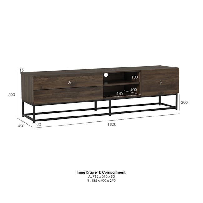 Carrie TV Console 1.8m - 9