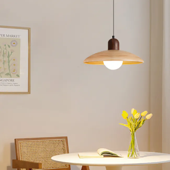 (As-is) Kenya Pendant Lamp - Oak - 10