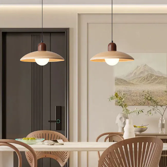 (As-is) Kenya Pendant Lamp - Oak - 13