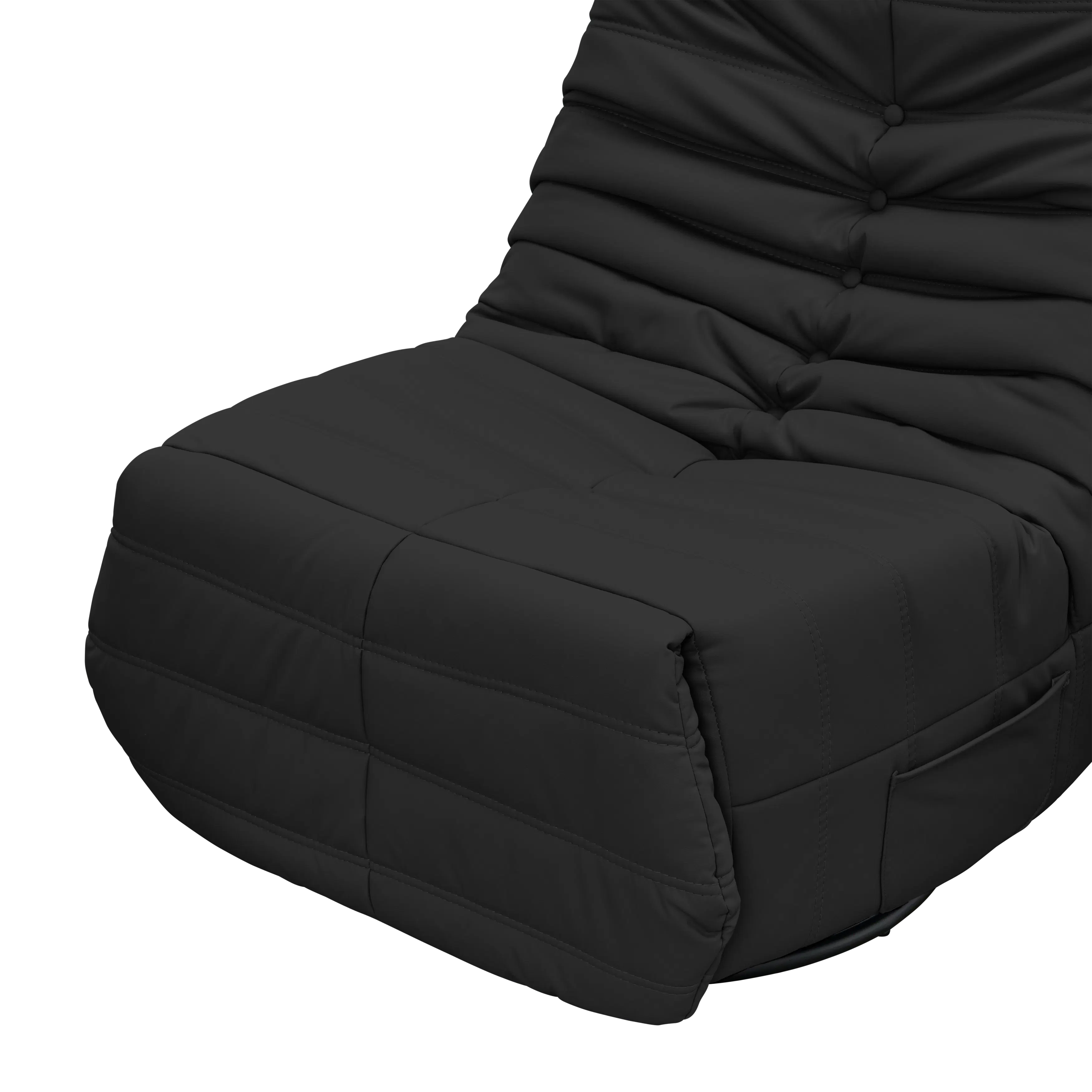 Howard Rocking Manual Recliner Swivel Lounge Chair - Black (Pet Friendly) - 7