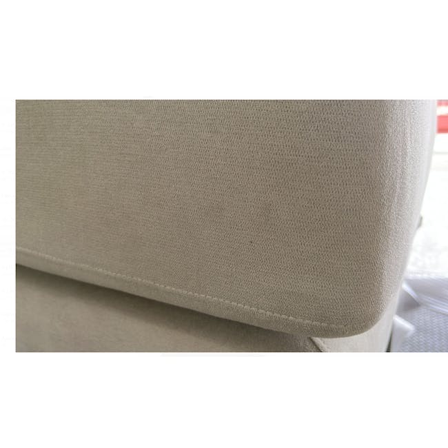 (As-is) Abby Chaise Lounge Sofa - Pearl - Left Arm Unit - 1 - 9