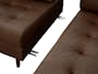 Nolan L-Shaped Sofa - Mocha Brown (Premium Aniline Leather) - 5