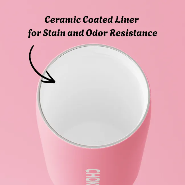 CHAKOLAB Ceramic Coated Milk Cup 500ml - Yellow - 3