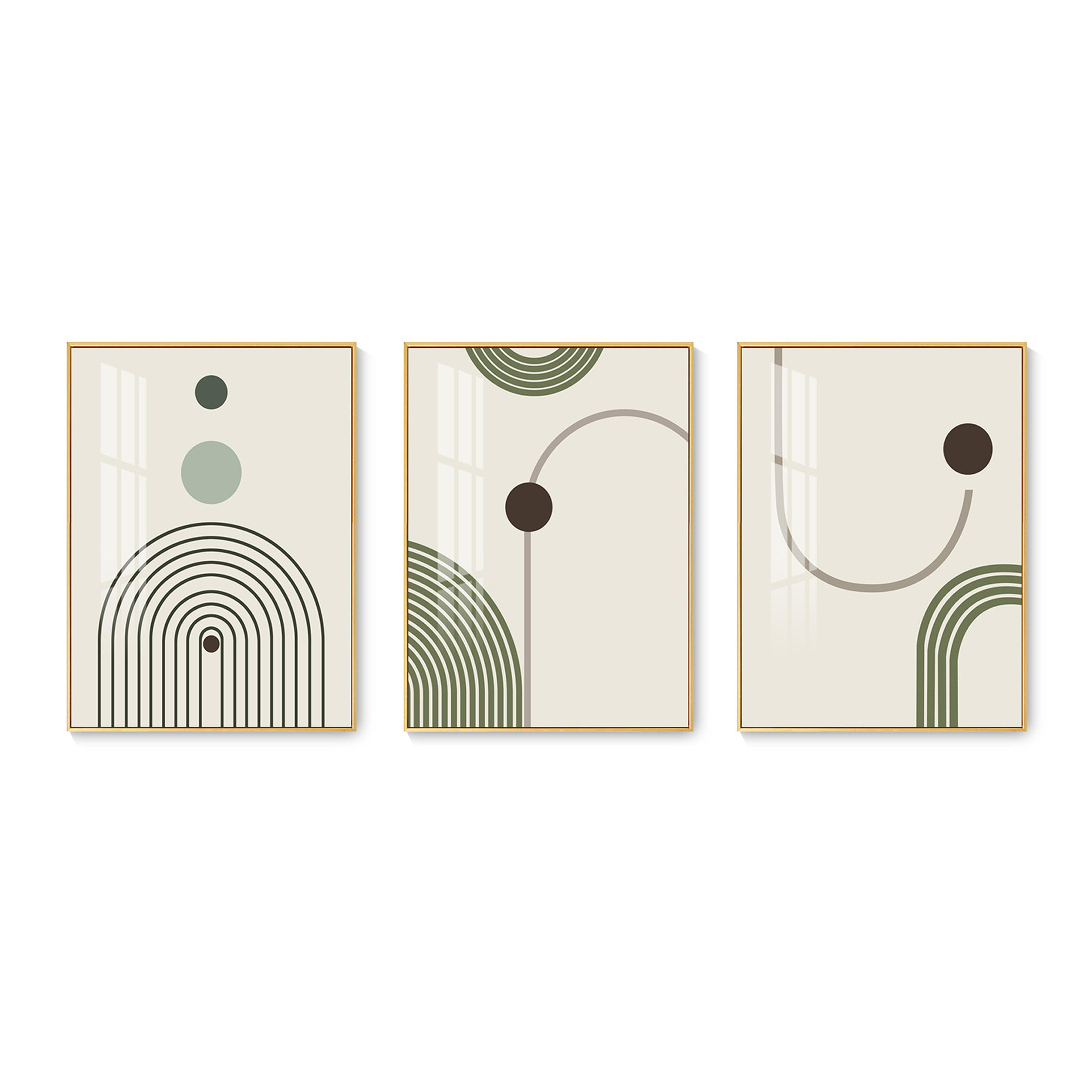 Moment Framed Canvas 40cm x 60cm (Set of 3)