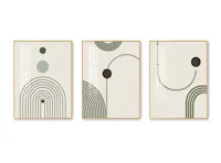 Moment Framed Canvas 40cm x 60cm (Set of 3)