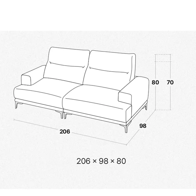 Lorney Right Arm Sofa with Adjustable Headrest - Camel (Faux Leather) - 23