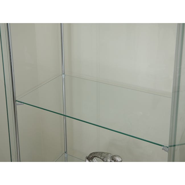 Haider Glass Cabinet 0.6m - White - 5