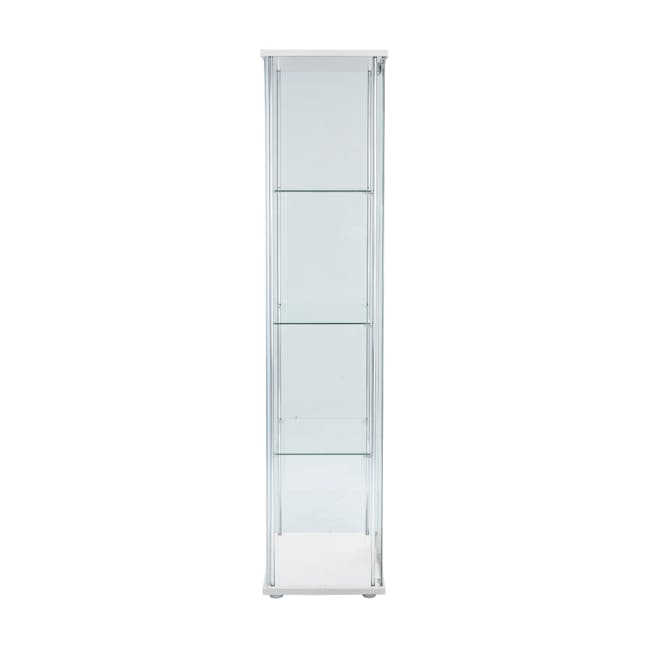 Haider Glass Cabinet 0.6m - White - 11