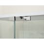 Haider Glass Cabinet 0.6m - White - 4