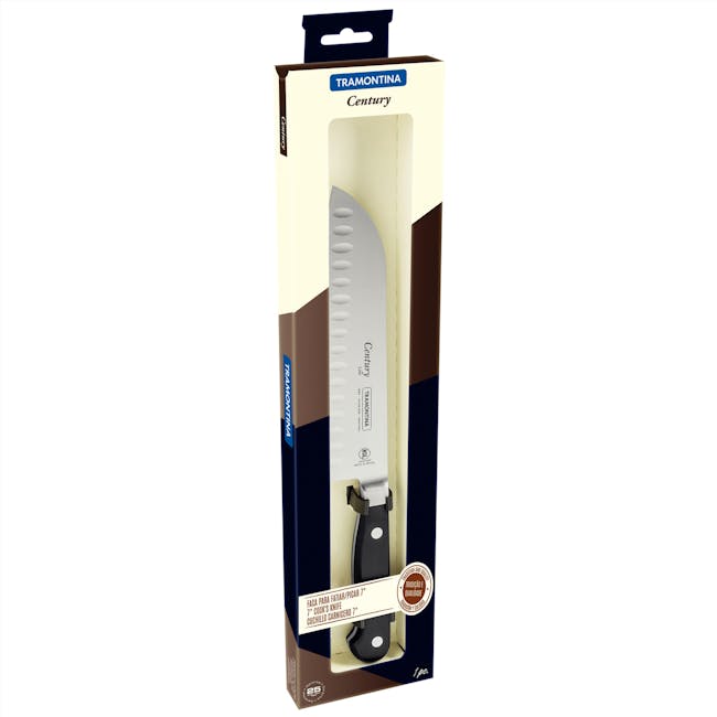 Tramontina Century 7" Cook's Knife - 3 - "Tramontina Century Cook's Knife", "25 Knife Options", "Fine Cutting Edge", "Made