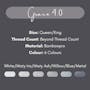 Intero Bamboopro Grace 4.0 Beyond Thread Count Full Bedding Set – Misty Ash (2 Sizes) - 3