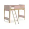Natty Boori Single Loft Bed - Cherry & Almond