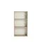 Hitoshi 3-Tier Bookshelf - Natural, White - 0