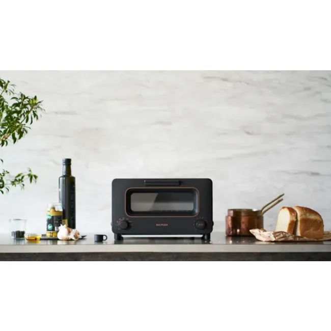 BALMUDA The Toaster - Black - 3 - black toaster, modern kitchen, stainless steel toaster, minimalist kitchen, bread toaster
