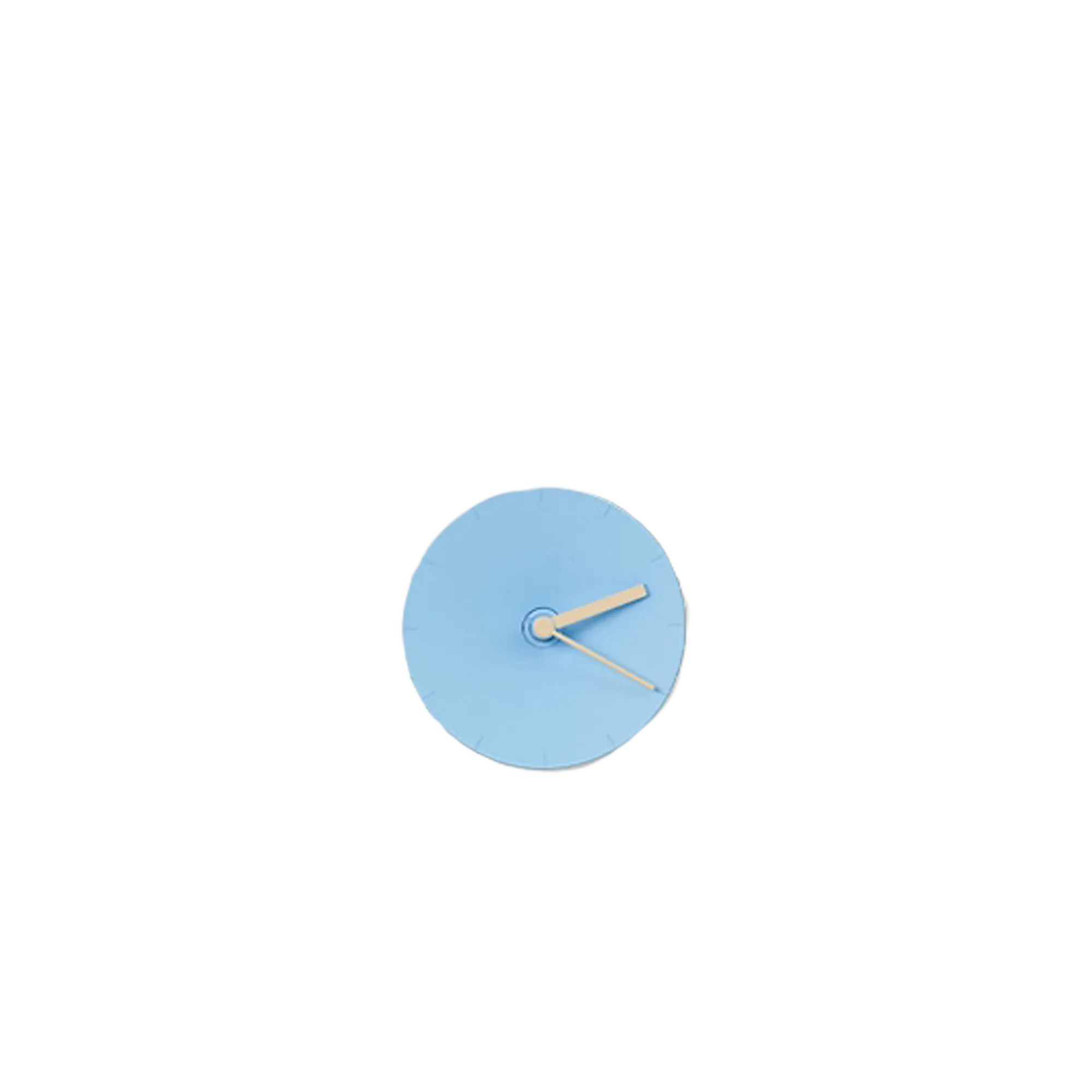 Mosery Corner Wall Clock - Sky Blue