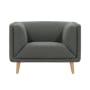 Audrey 2 Seater Sofa with Audrey Armchair - Granite - 1