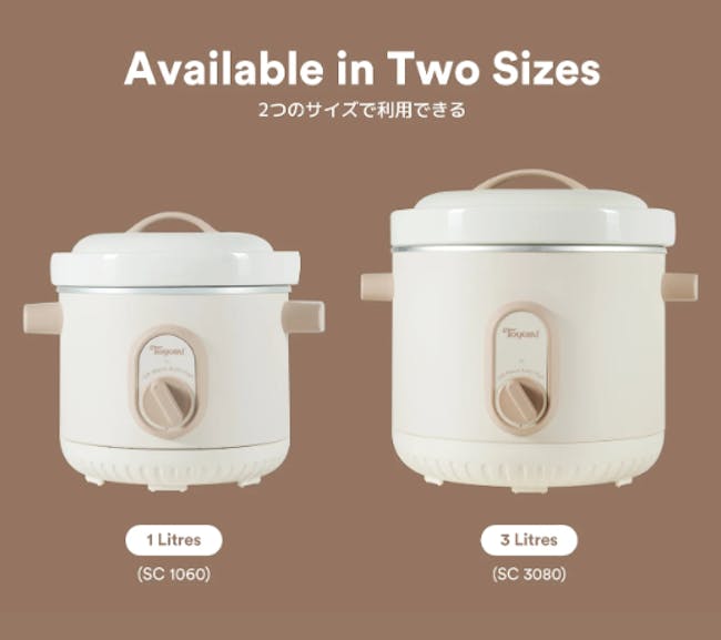 TOYOMI 1L Porcelain Slow Cooker SC 1060/3080 (2 Sizes) - 6