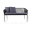 Kyoto Loveseat & 2 Armchair Set - Grey Cushion - 4