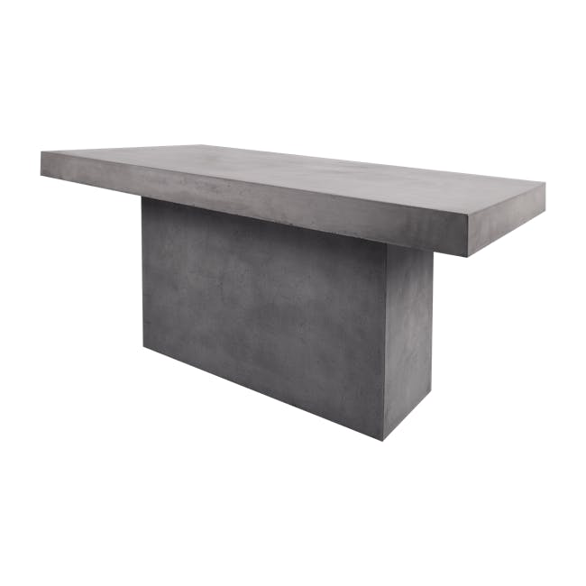 (As-is) Ryland Concrete Dining Table 1.6m - 6 - 0