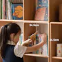 Howy 2 Tier Wooden Kids Open Bookshelf - 7