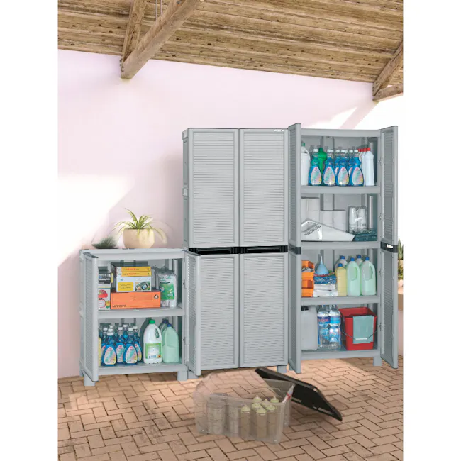 Linea Concert Tall Wide Utility Cabinet - 3