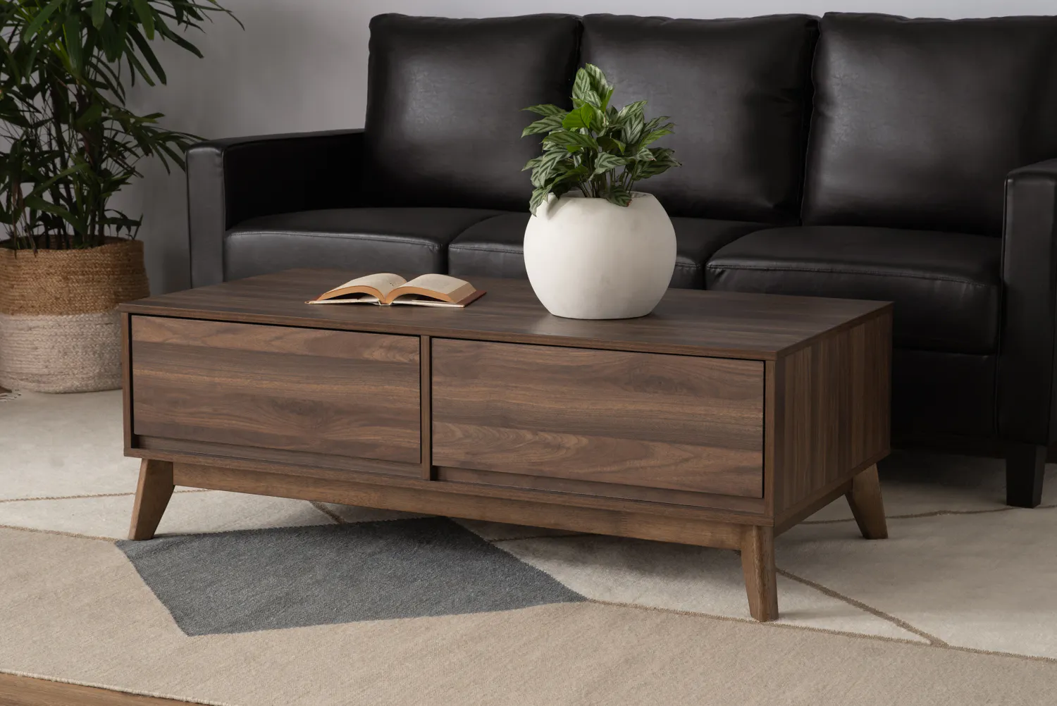 (As-is) Herschel Coffee Table - Walnut - 2 - 9