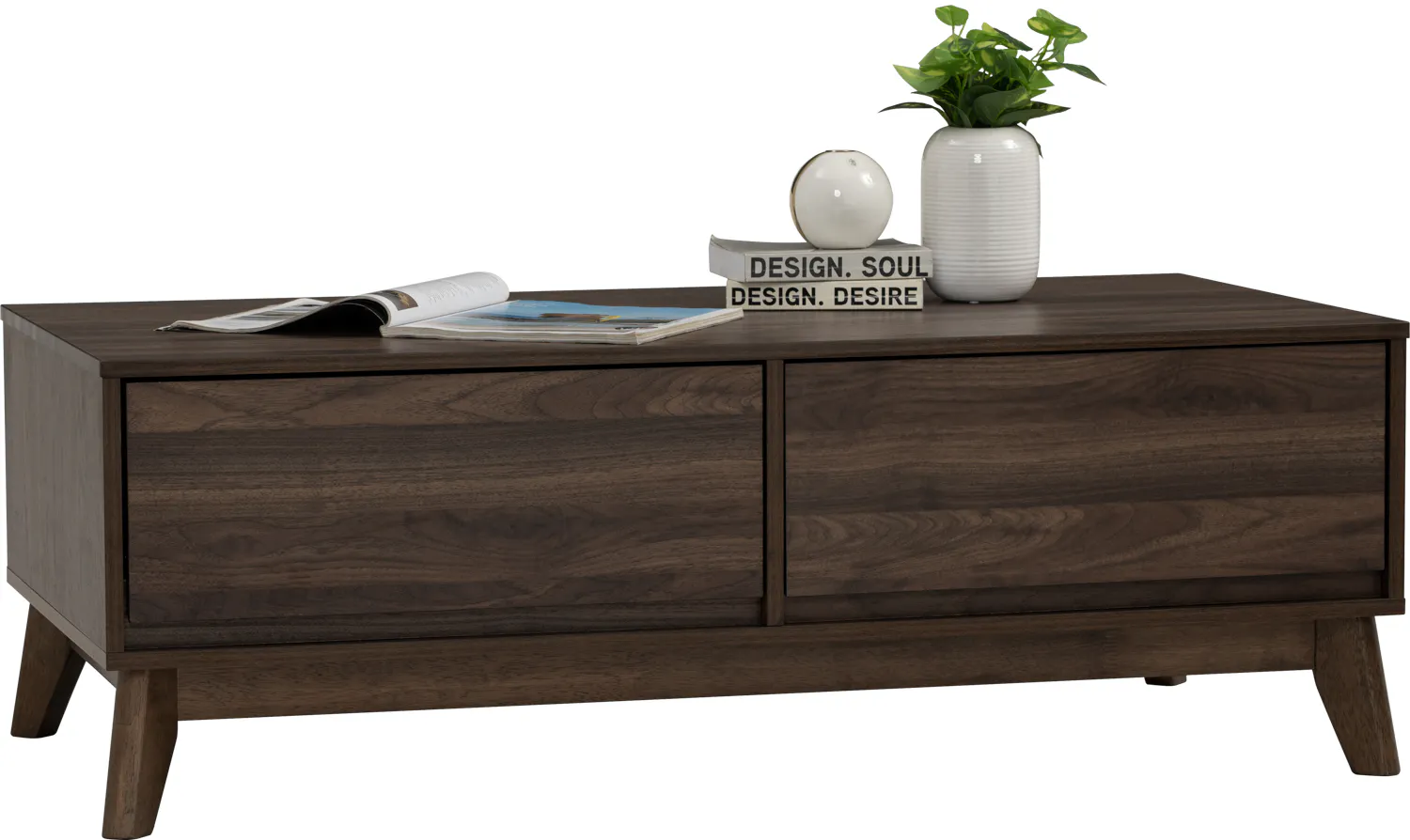(As-is) Herschel Coffee Table - Walnut - 2 - 13