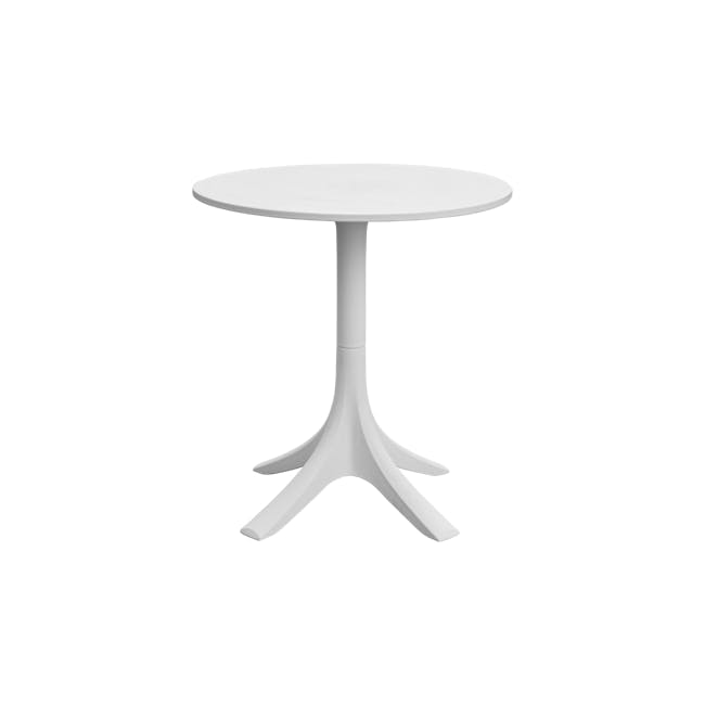 Cyrus Round Dining Table 0.7m - White - 0