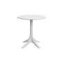 Cyrus Round Dining Table 0.7m - White - 0