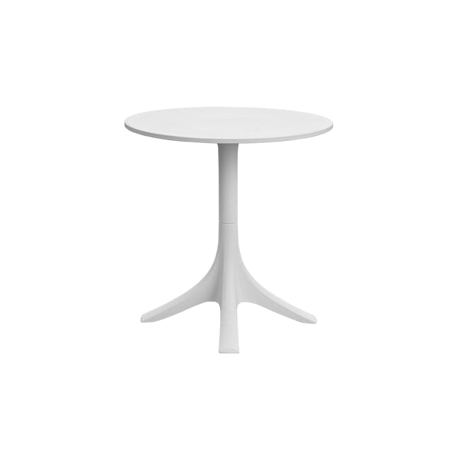 Cyrus Round Dining Table 0.7m - White - 2