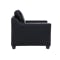 Baleno 2 Seater Sofa with Baleno Armchair - Espresso (Faux Leather) - 11