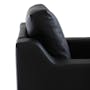 Baleno 2 Seater Sofa with Baleno Armchair - Espresso (Faux Leather) - 13