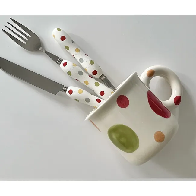 Colorful Polka Fork - 3