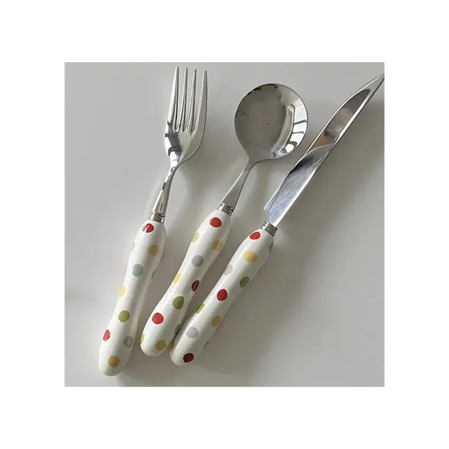 Colorful Polka Fork - 2