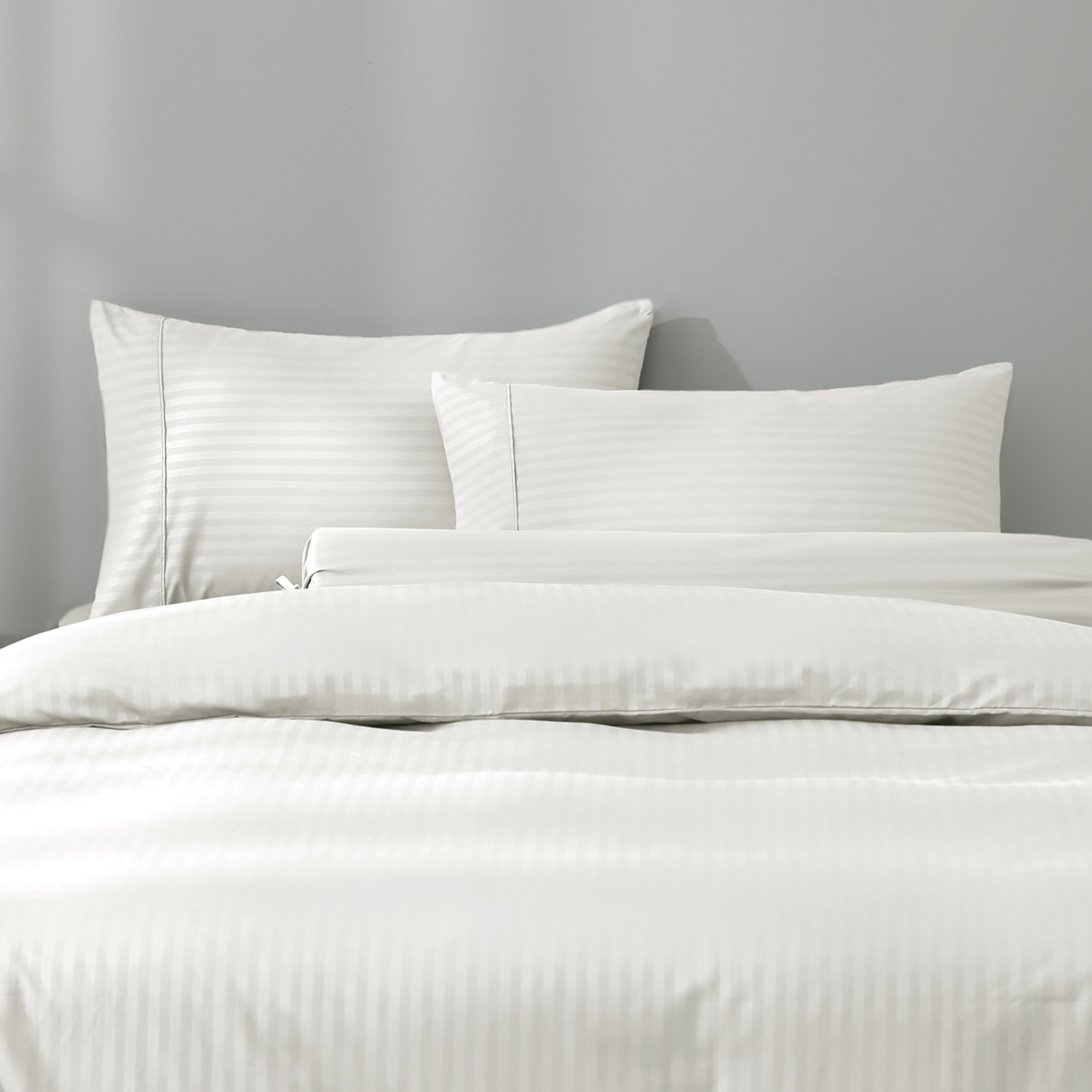 Robinsons Silky Soft Dobby Microfibre Bed Set Core Collection - Almond (4 Sizes) - Image 1