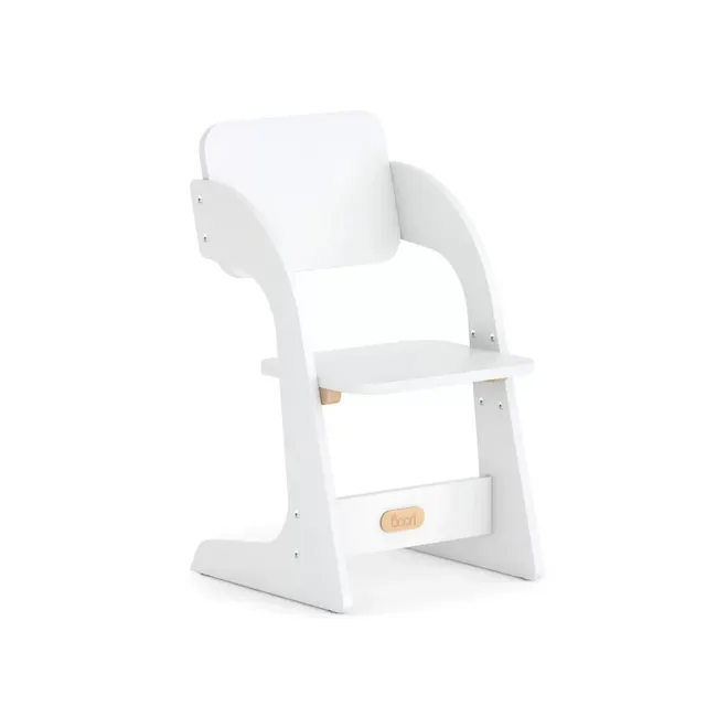 Natty Adjustable Study Chair - Blueberry - 5 - White, modern, minimalist, child-friendly, adjustable, ergonomic, built-in