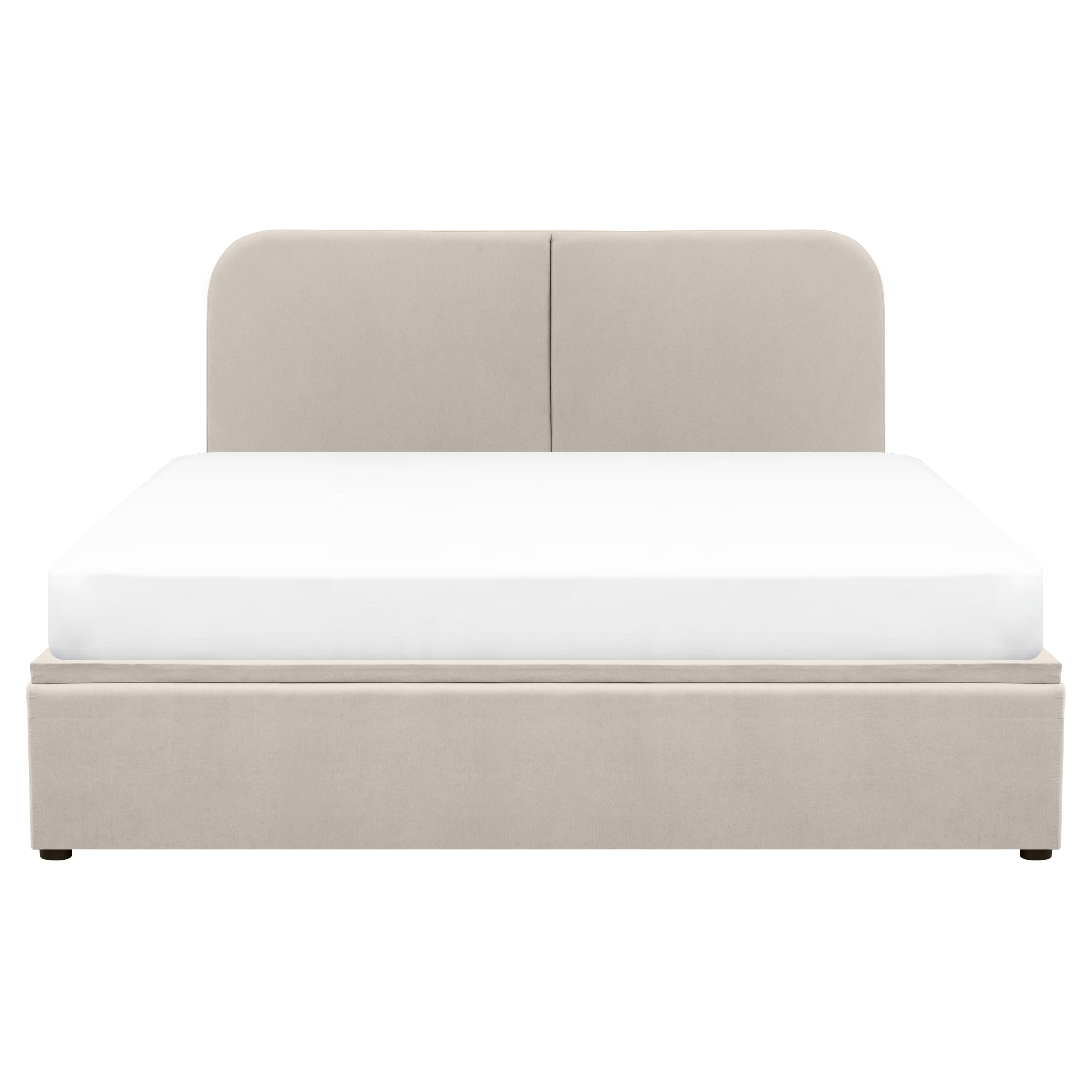 Nolan King Storage Bed - Oatmeal