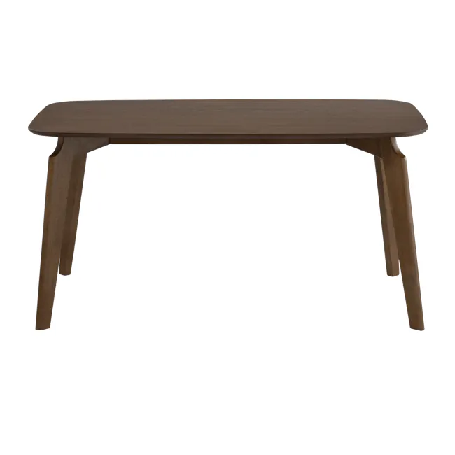 (As-is) Acker Dining Table 1.5m - 13 - Wooden bench, minimalist design, rectangular table, modern furniture, sleek table