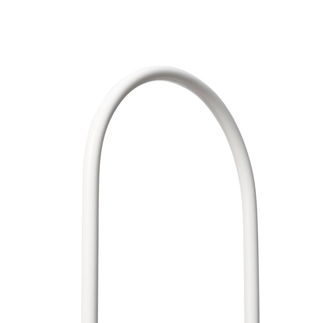 Cilja Floor Lamp with Side Table - White - 18