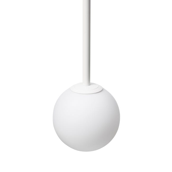 Cilja Floor Lamp with Side Table - White - 10
