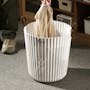 Myles Laundry Basket - White - 3