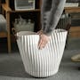 Myles Laundry Basket - White - 6