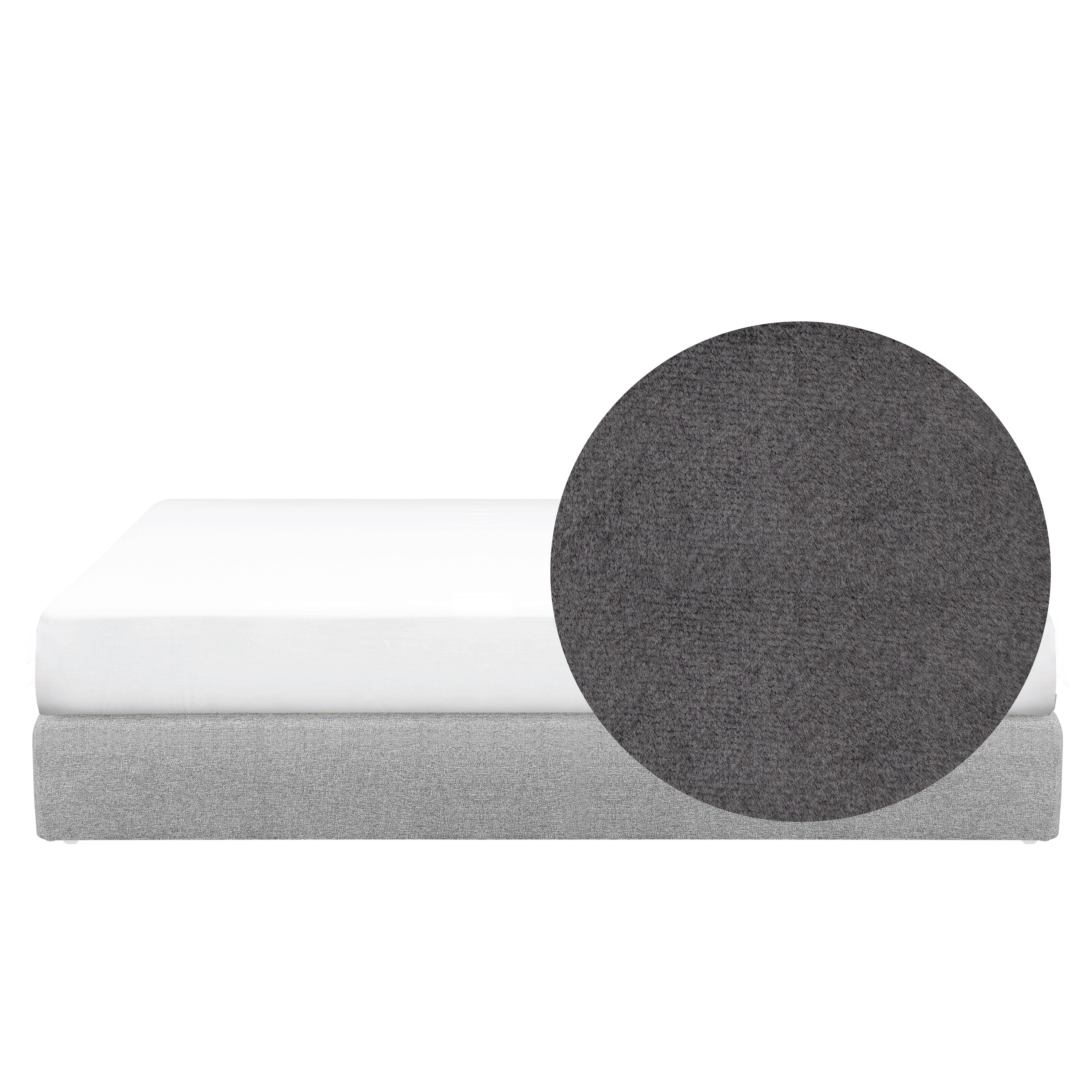 ESSENTIALS King Box Bed - Shadow Grey (Pet Friendly)