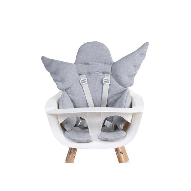 Childhome Angel Universal Seat Cushion - Jersey Grey - 0