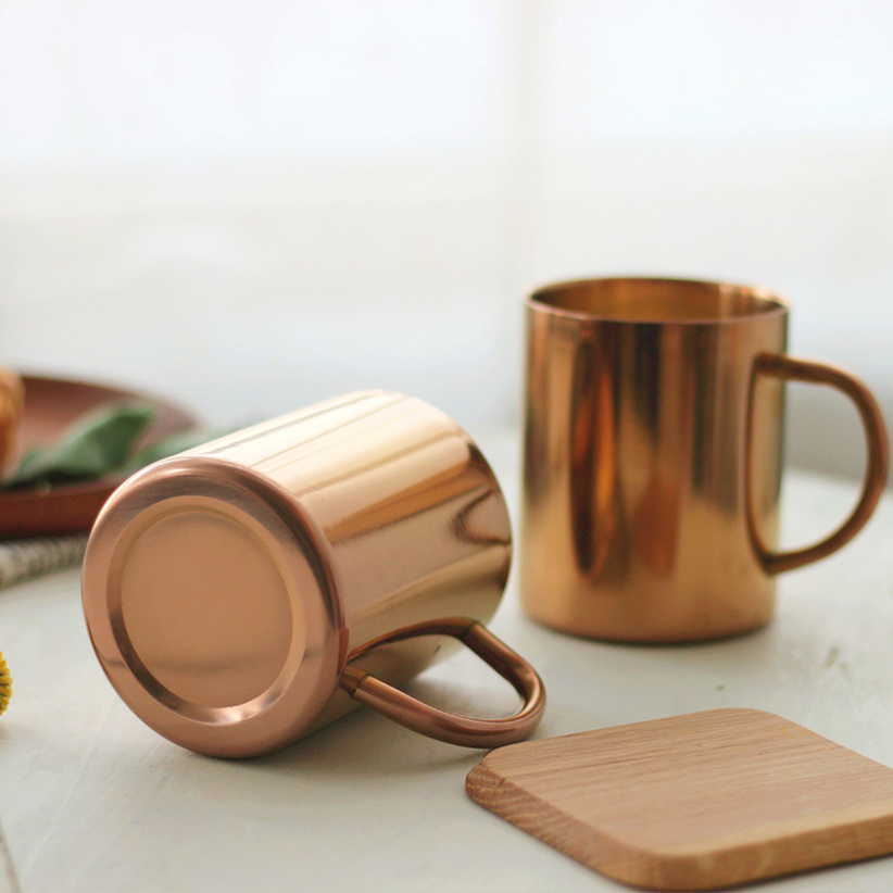 copper tea mug