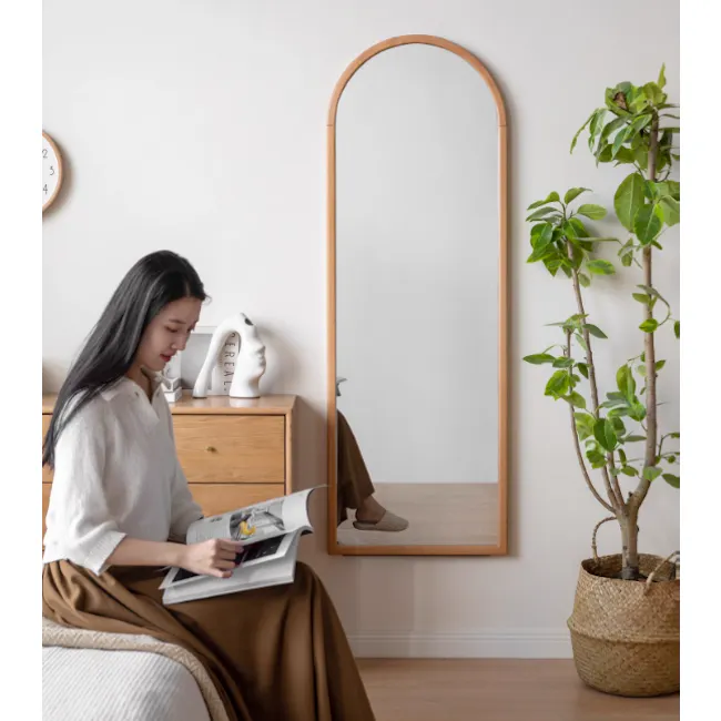Donnie Standing Wall Mirror - Oak (2 Sizes) - 6