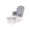 Childhome Gliding Chair with Footrest - Grey - 0