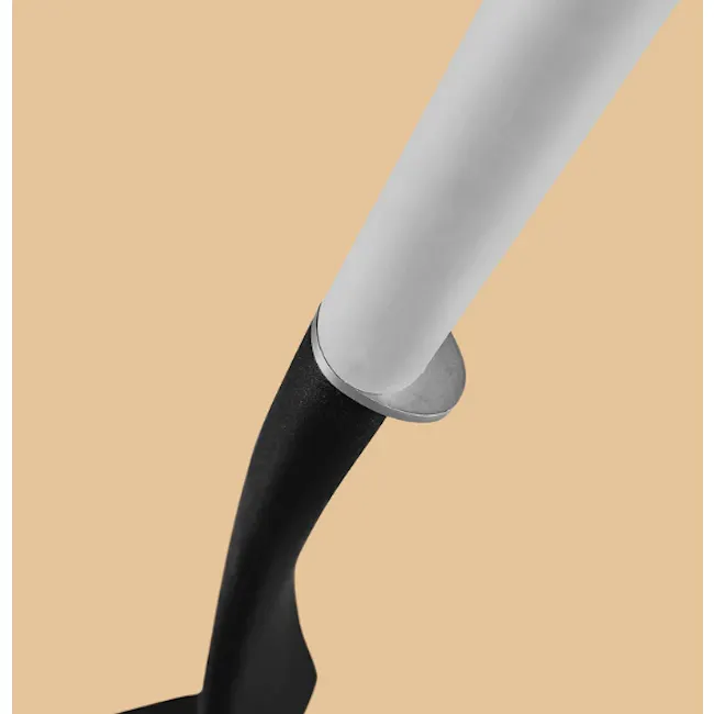 Meyer Nylon Solid Turner - 3 - Sleek, modern handle design, Minimalist ergonomic grip, Black and white color scheme, Smooth