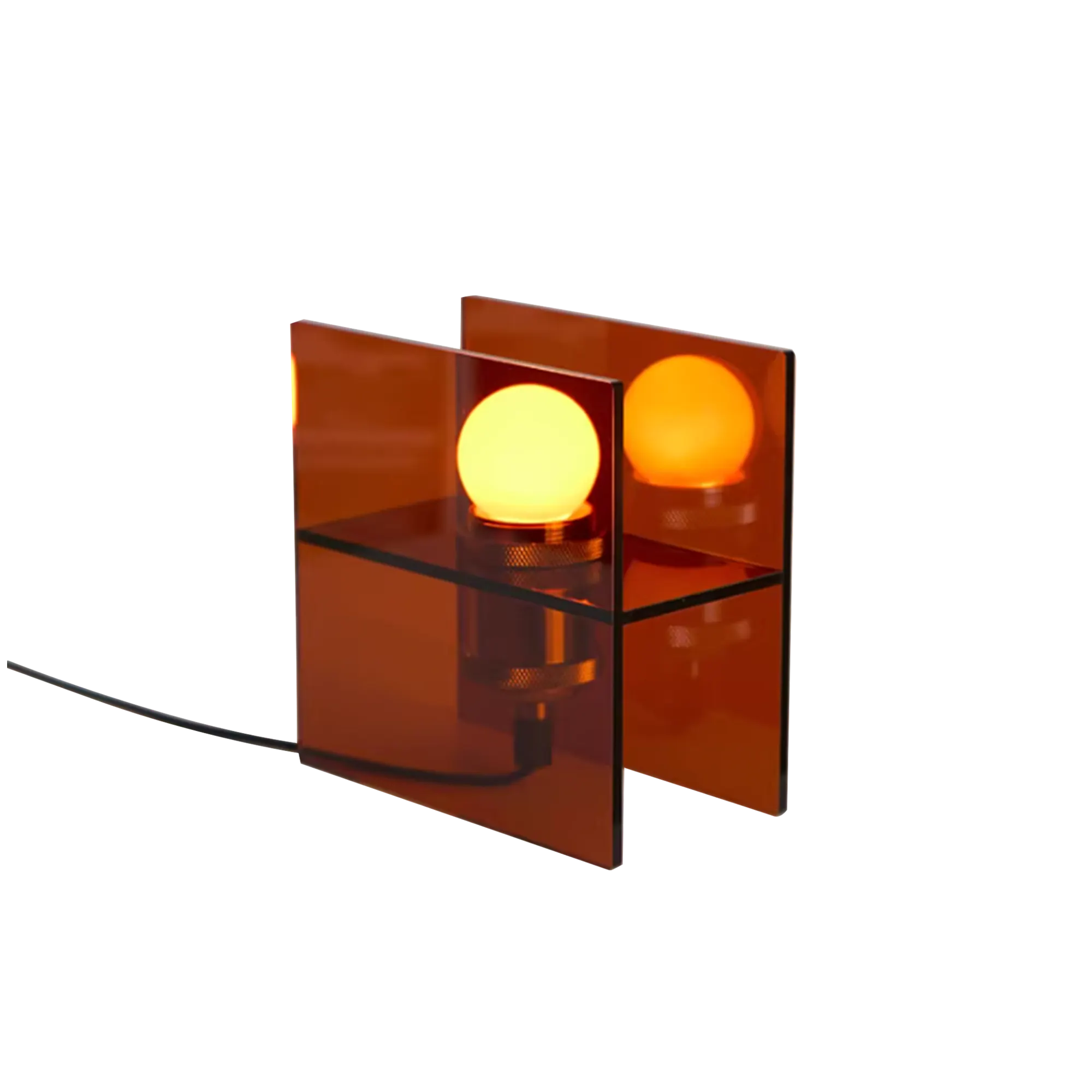 Solitude Acrylic Table Lamp - Brown