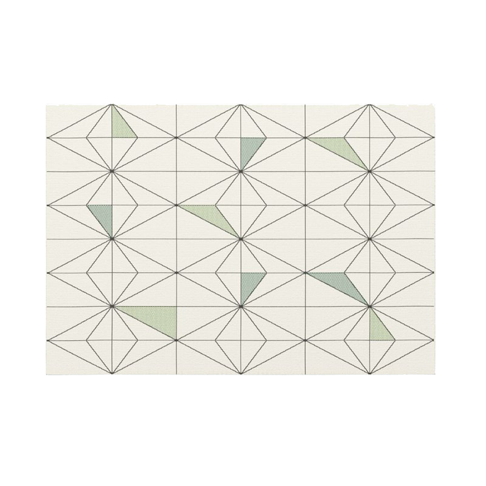 Star Flatwoven Rug - Sage Geo (3 Sizes)